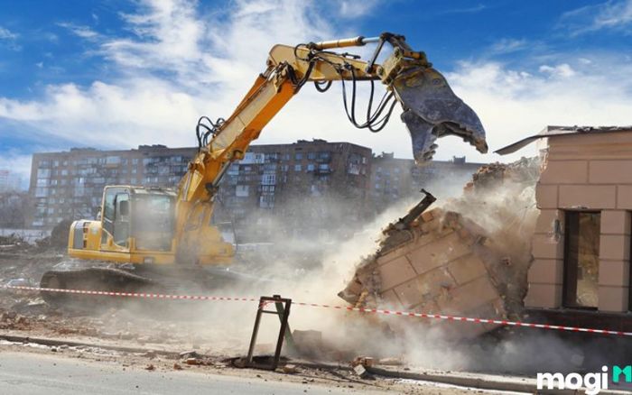 Dấu hiệu ô nhiễm không khí từ việc phá dỡ công trình