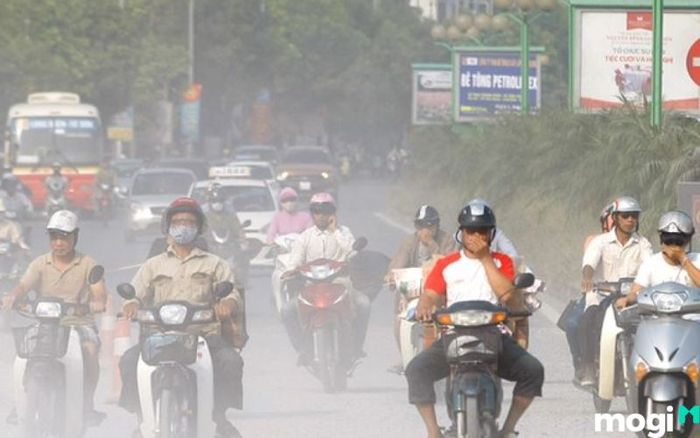 Các dấu hiệu ô nhiễm không khí tại Việt Nam