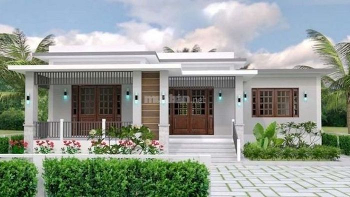 Nhà cấp 4 nông thôn 3 phòng ngủ