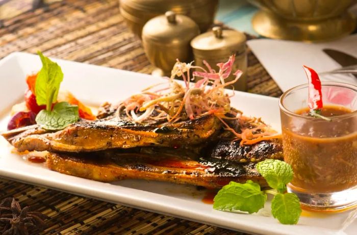 Indulge in exquisite dining at Enak.