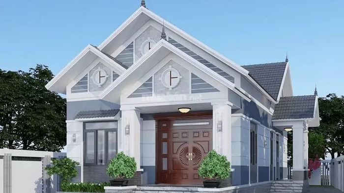 Nhà cấp 4 nông thôn 3 phòng ngủ