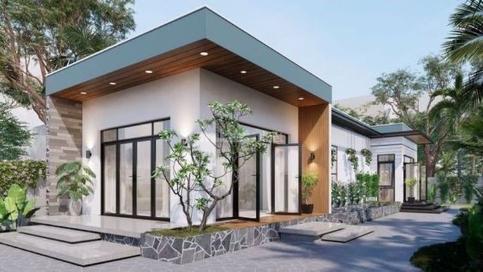 Nhà cấp 4 nông thôn 3 phòng ngủ