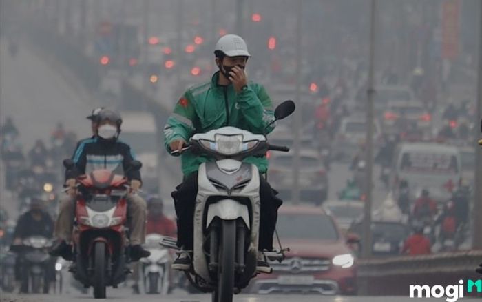 Dấu hiệu ô nhiễm không khí từ phương tiện giao thông