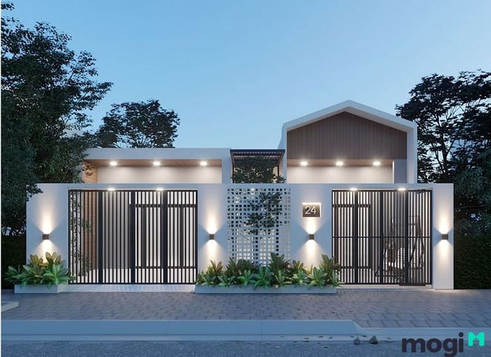 Màu sắc là yếu tố nổi bật đầu tiên khi mọi người nhìn thấy ngôi nhà