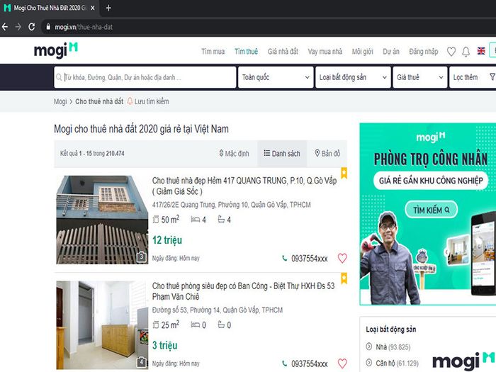 Cho thuê nhà qua Mytour.vn – Kênh tiếp cận khách hàng hiệu quả