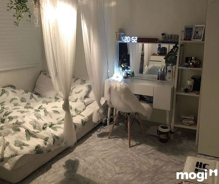 Trang trí phòng trọ đẹp đơn giản nhưng vẫn đầy đủ tiện nghi