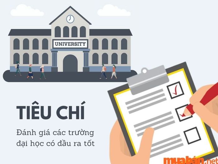 Các tiêu chí để xác định trường đại học có đầu ra vượt trội