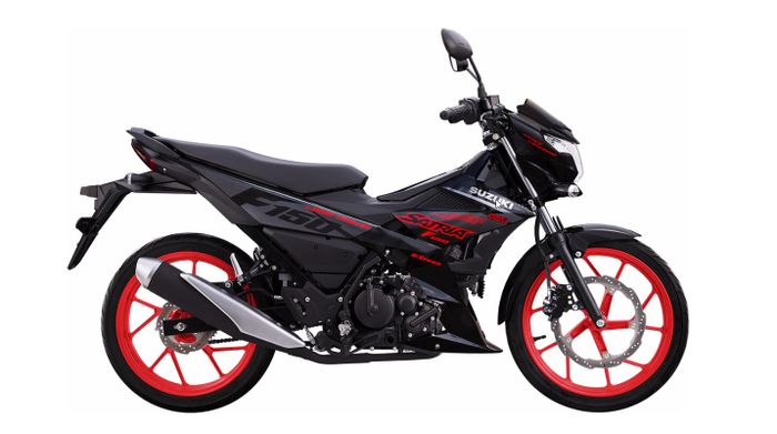 Suzuki Satria F150 2024 – Phiên bản màu đen đỏ