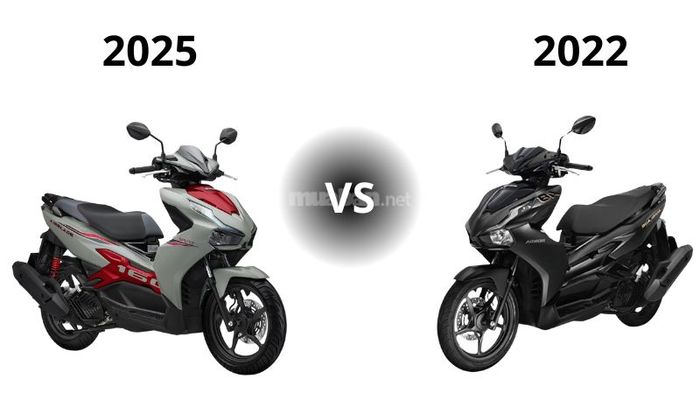 So sánh giữa phiên bản Air Blade 2022 và phiên bản Air Blade 2025