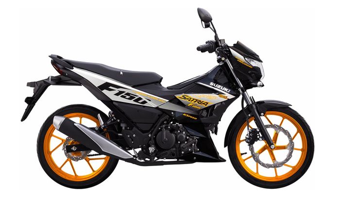 Suzuki Satria F150 2024 – Phiên bản màu đen trắng