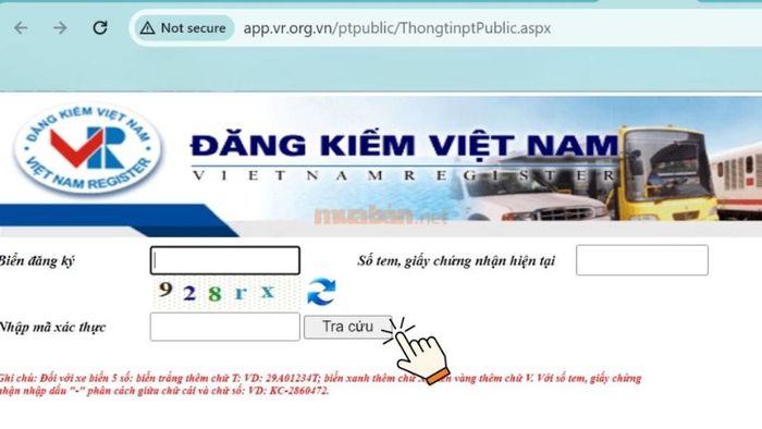Nhấn “Tra cứu” và chờ kết quả hiển thị - Nguồn: Internet