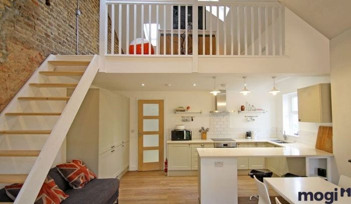 Mẫu nhà nhỏ đẹp 30m2 với gác lửng tiện ích