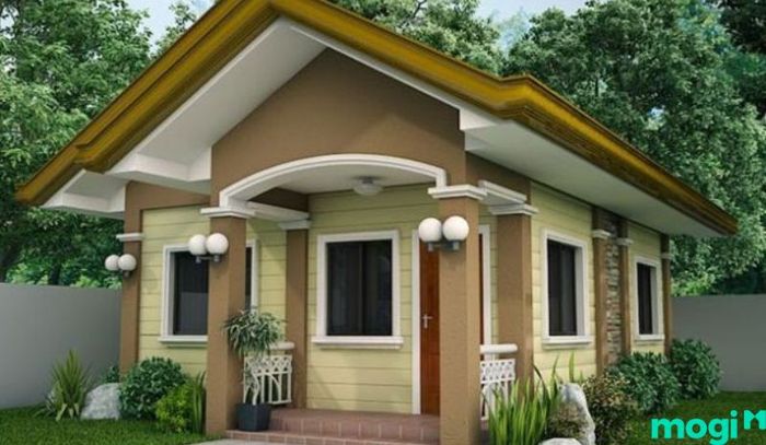 Mẫu thiết kế nhà cấp 4 30m2 hiện đại, tinh tế
