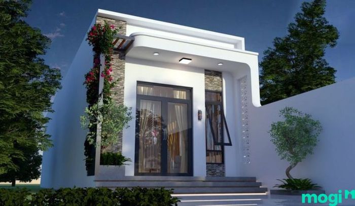 Mẫu nhà nhỏ đẹp 30m2 dạng 1 tầng tiện nghi