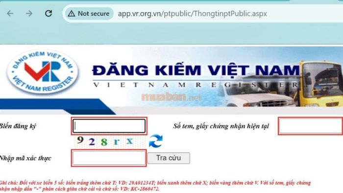 Nhập thông tin chính xác và đầy đủ - Nguồn: Internet