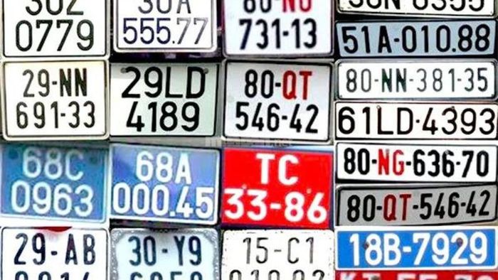 Một số quy định về cách thể hiện bảng số xe hiện nay – Nguồn: Internet