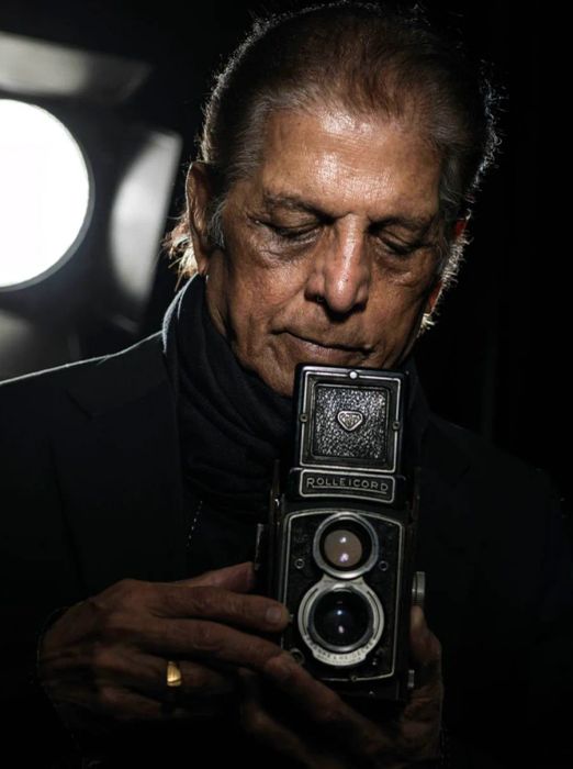 At 85 years old, Ramesh Shukla still holds on to his beloved Rolleicord camera.