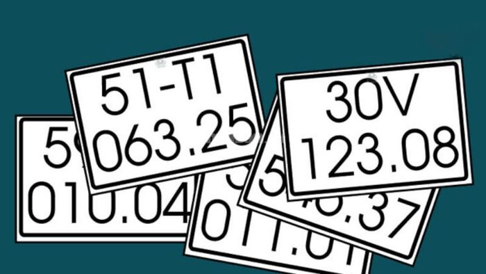 Quy định về cấu trúc biển số xe tại Cao Bằng – Nguồn: Internet