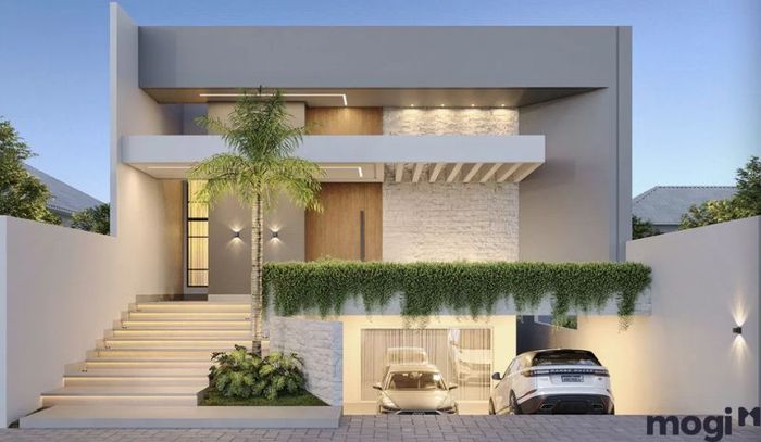 Mẫu nhà nhỏ đẹp 30m2 với tầng hầm tiện dụng