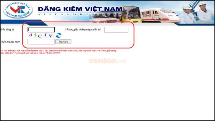 Kiểm tra biển số xe ô tô