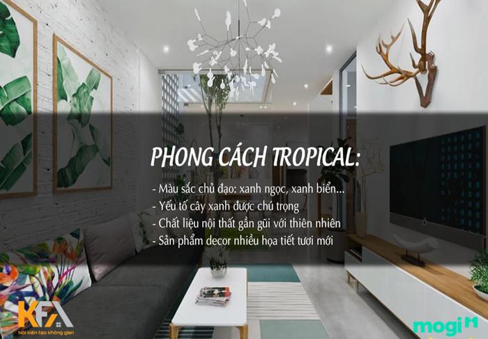 Hãy cùng tìm hiểu về những đặc trưng của phong cách Tropical.