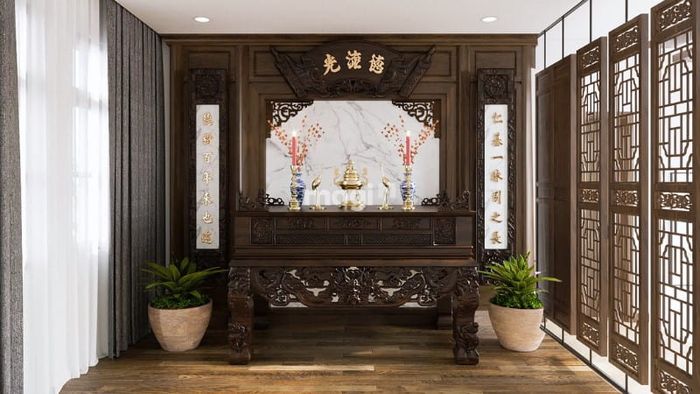 Chọn hướng phòng thờ hợp mệnh giúp gia đình bình an và thuận lợi trong công việc.