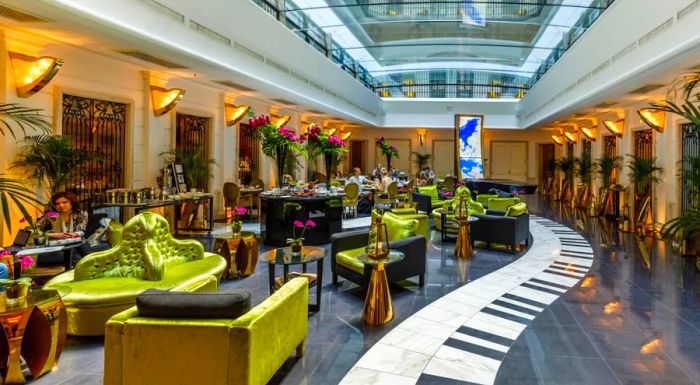 The opulent Aria Hotel is a celebration of music.