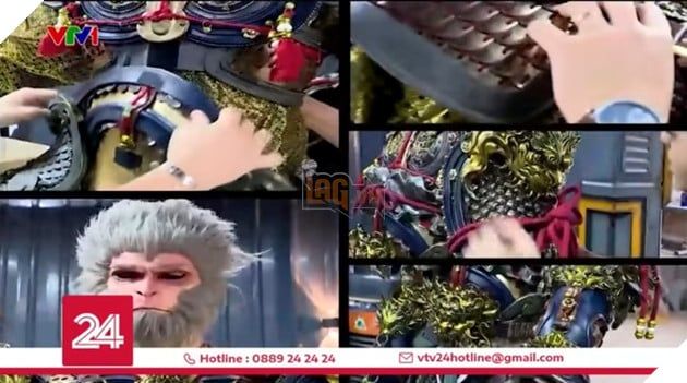 Phóng viên VTV khiến mọi người ngạc nhiên khi xuất hiện trong bộ hóa trang Tôn Ngộ Không từ Black Myth Wukong, nặng tới 20kg, ngay trên sóng truyền hình.