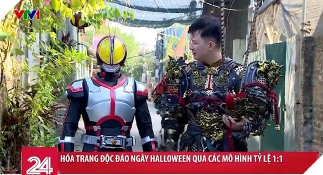 Phóng viên VTV làm khán giả ngạc nhiên khi xuất hiện với bộ hóa trang Tôn Ngộ Không từ Black Myth Wukong, nặng đến 20kg.