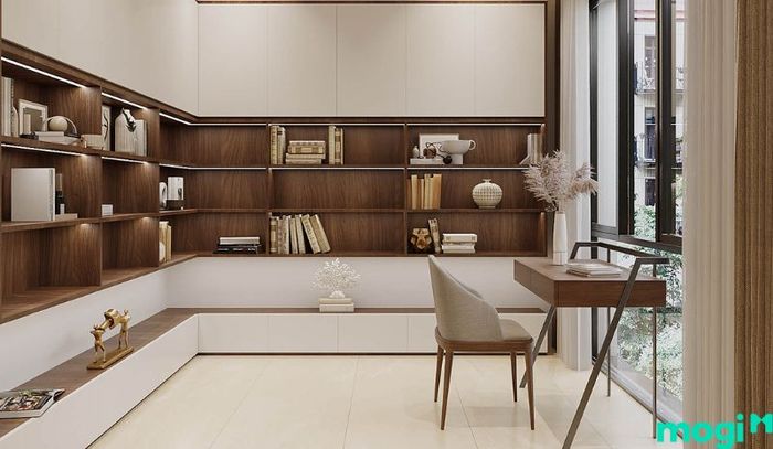 Hiện nay, có rất nhiều mẫu thiết kế phòng đọc sách đẹp mà bạn có thể tham khảo và lựa chọn cho không gian sống của mình