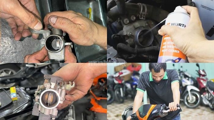 Hướng dẫn chi tiết cách vệ sinh họng ga xe máy