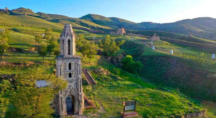 This Gothic-style church was constructed in 1876.