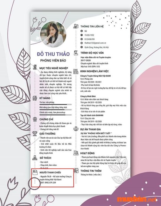Người tham chiếu trong CV