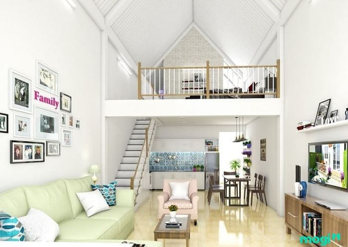 Gác lửng cần phải có chiều cao hợp lý để việc di chuyển và sử dụng trở nên thuận tiện.