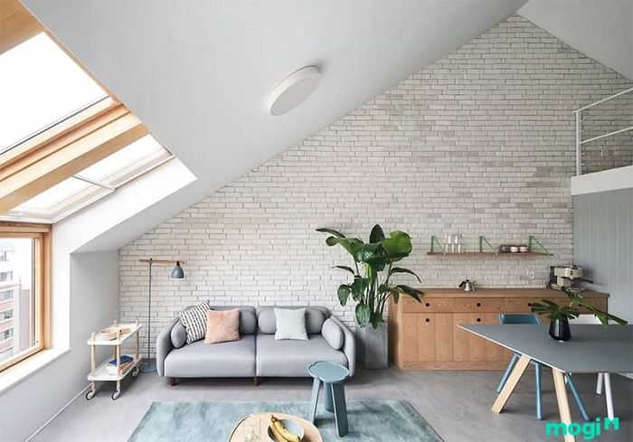 Gác lửng của nhà mái Thái mang đến vẻ đẹp hiện đại, sang trọng và đầy ấn tượng.