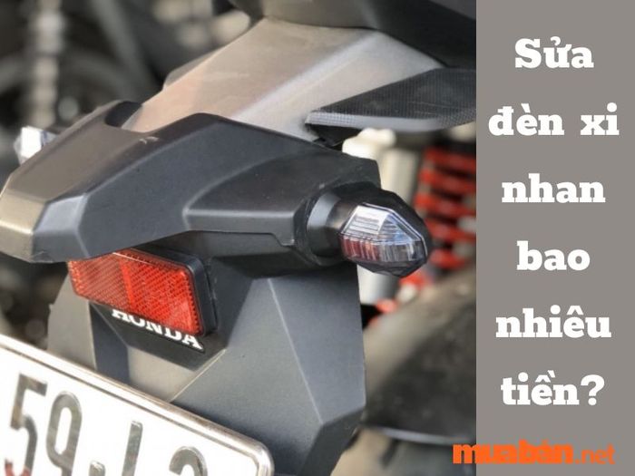 sửa đèn xi nhan xe máy giá bao nhiêu