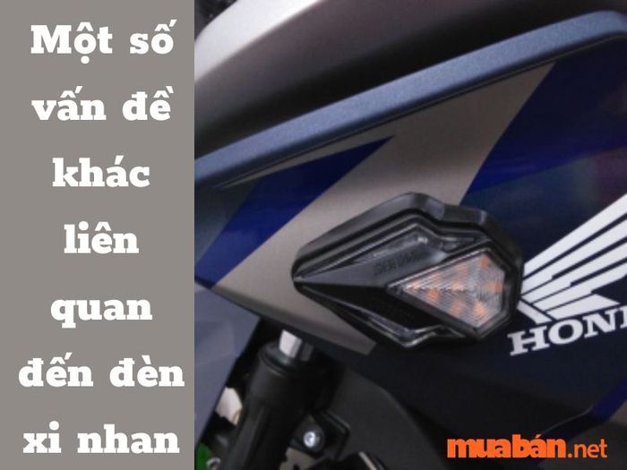 sửa đèn xi nhan xe máy hết bao nhiêu tiền