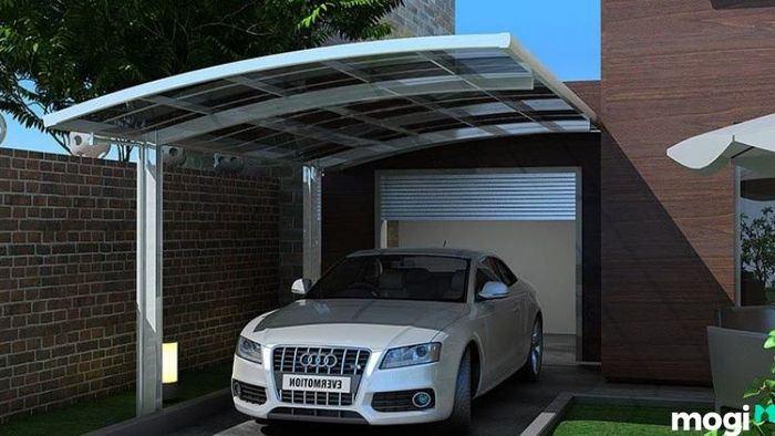 Mái che cho khu vực để xe