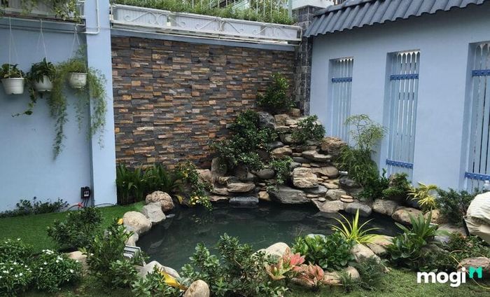 tiểu cảnh hòn non bộ đơn giản