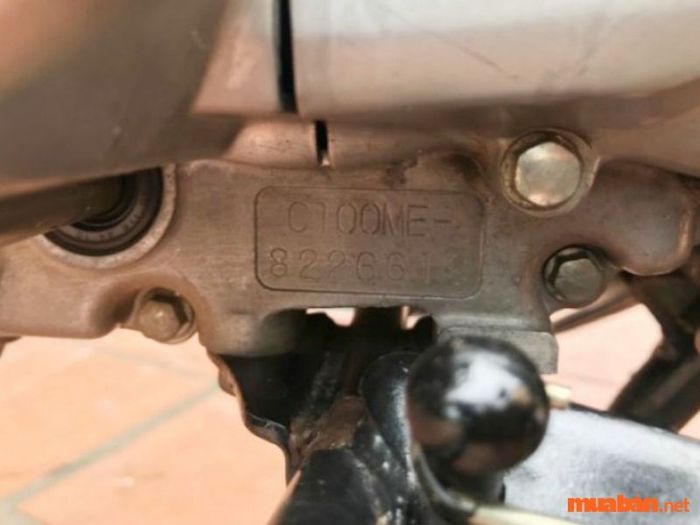 Kiểm tra số khung và số máy của xe Dream Thái