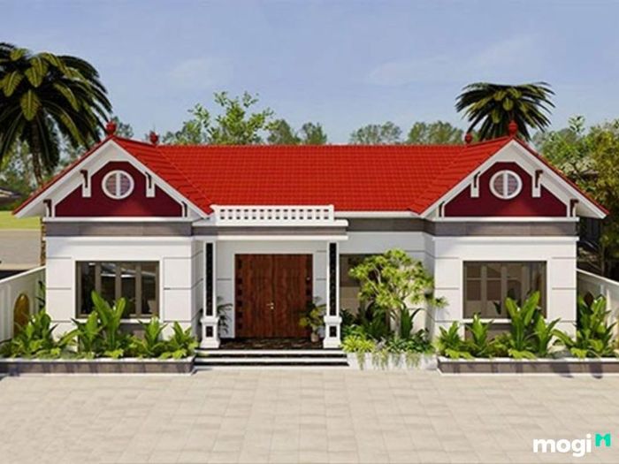 Nhà 5 gian theo thiết kế hình chữ U