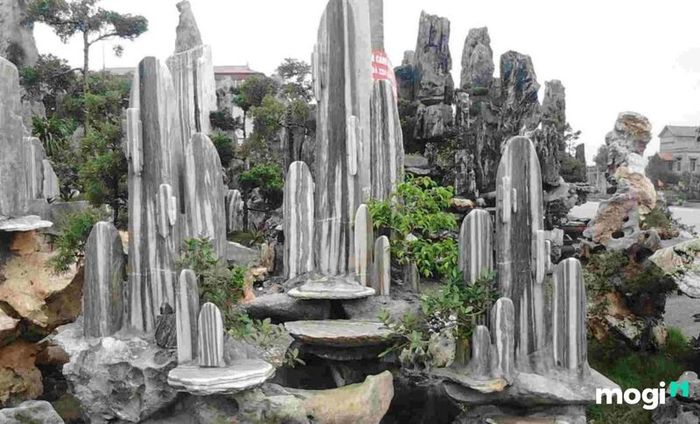 tiểu cảnh hòn non bộ đơn giản