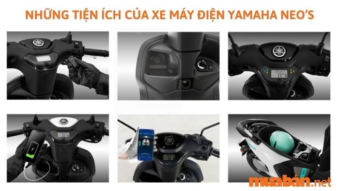 Các tiện ích nổi bật trên xe máy điện Yamaha Neo’s khiến người dùng cảm thấy hài lòng và tiện lợi hơn bao giờ hết