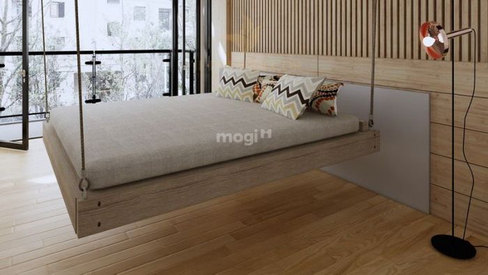 Giường ngủ treo cho căn hộ 30m2 là giải pháp giúp tối ưu hóa không gian sống