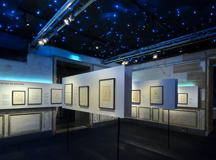 The exhibit, titled ‘An Encounter with the Little Prince,’ opened Wednesday at the Museum of Decorative Arts in Paris.