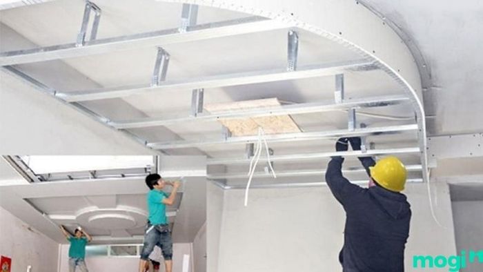 Trần thạch cao cổ điển đẹp