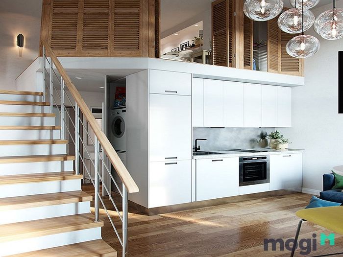 Bố trí khu vực ăn uống và bếp nấu trong không gian nhỏ