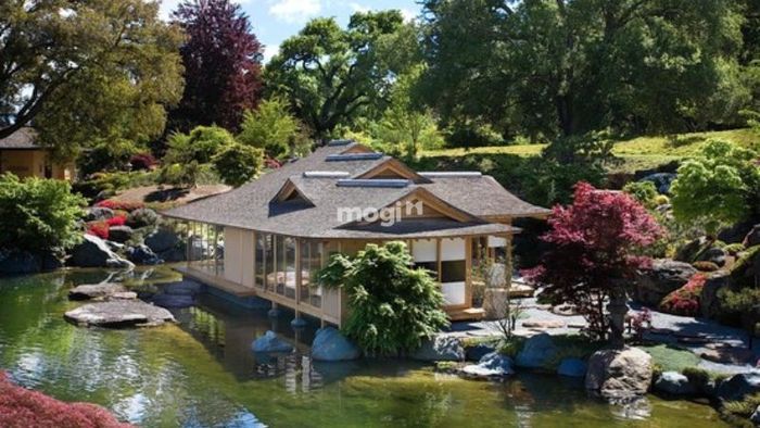 Ellison Estate được thiết kế theo phong cách cung điện Hoàng đế Nhật Bản