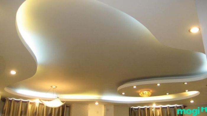 Trần thạch cao kiểu cổ điển đẹp mắt