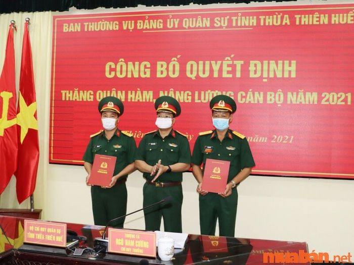 Mức lương đại tá quân đội khi về hưu là bao nhiêu?